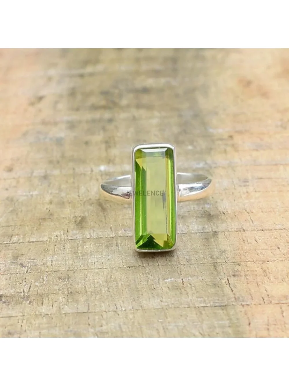 925 Sterling Silver Women's Gemstone Cocktail Ring - January Birthstone Bezel